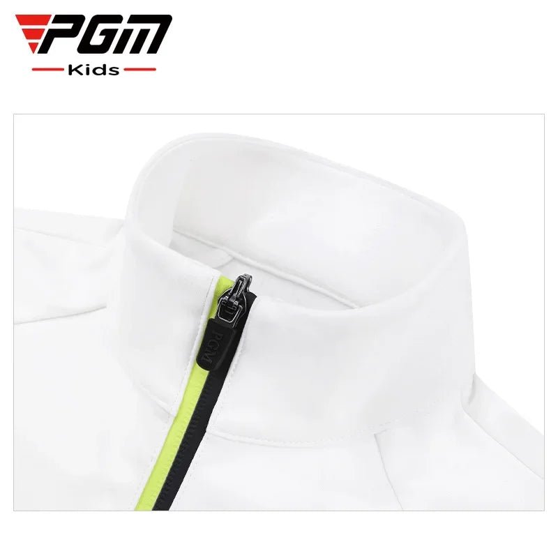 PGM Boys Sleeveless Windproof Full Zipper Vest *