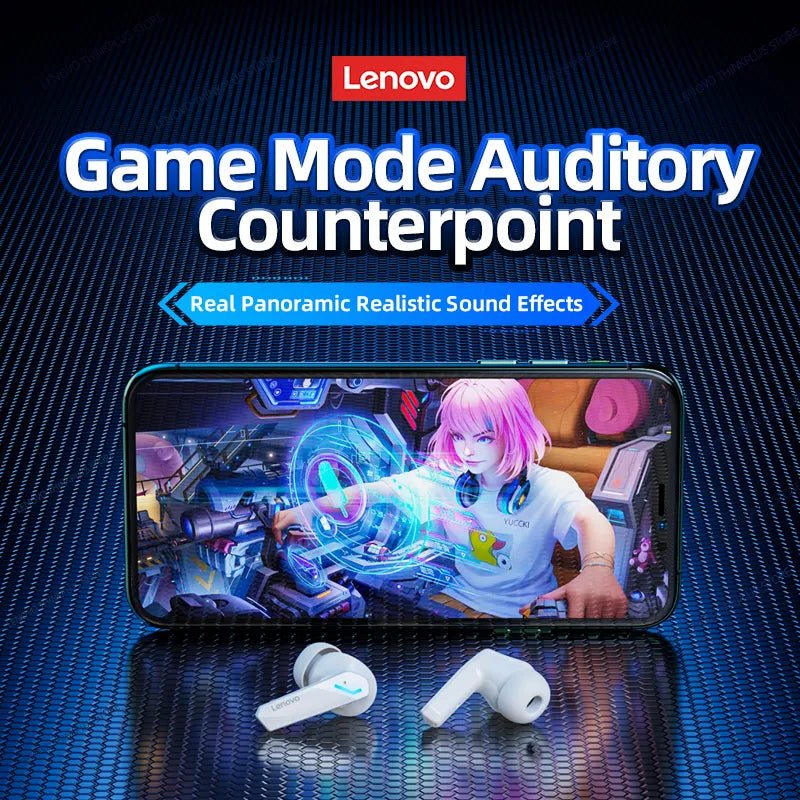 Original Lenovo GM2 Pro 5.3 Earphone Bluetooth Wireless Earbuds (Special Purchase)
