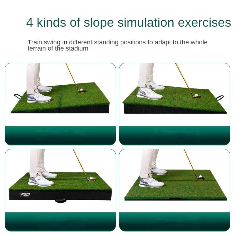 PGM Golf Slope Strike Pad Foldable Swing High and Low Slope Pads