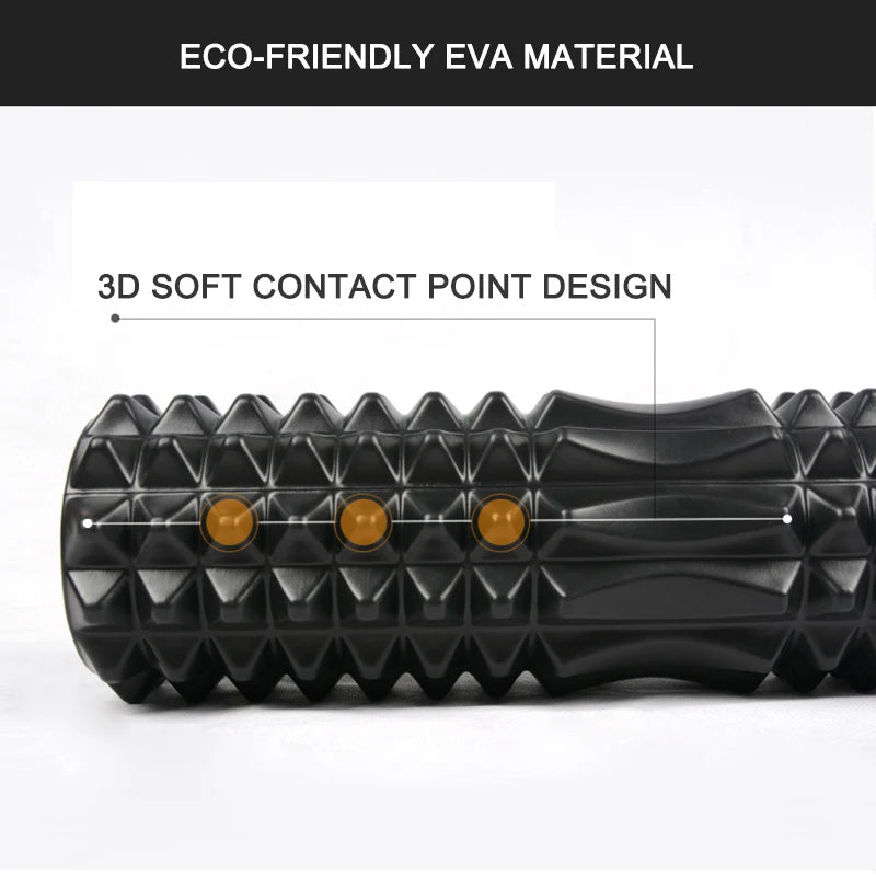 Yoga Column Foot Massage Foam Roller Tools Rehabilitation Body Muscle Training Fitness Blocks Pilates Sports Home Gym Exercise