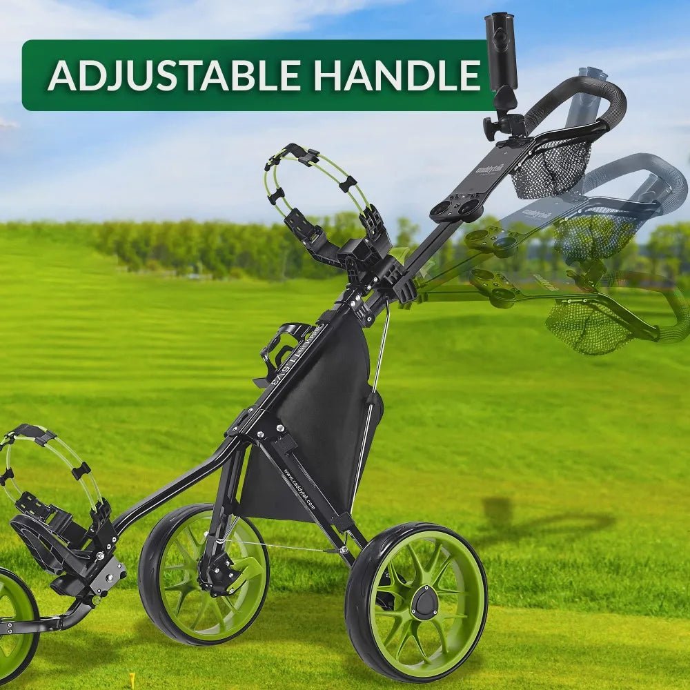 Caddytek CaddyLite 11.5 V3 3 Wheel Golf Push Cart - SuperLite Deluxe, Lightweight, Easy To Fold