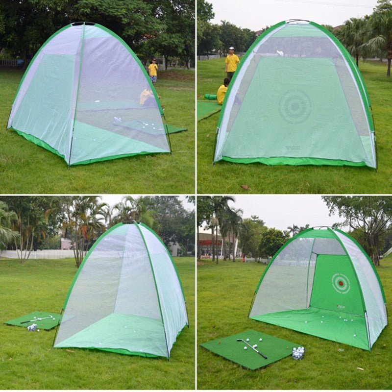 Golf Practice Net/ Tent with Artificial Grass Pad Bundle **