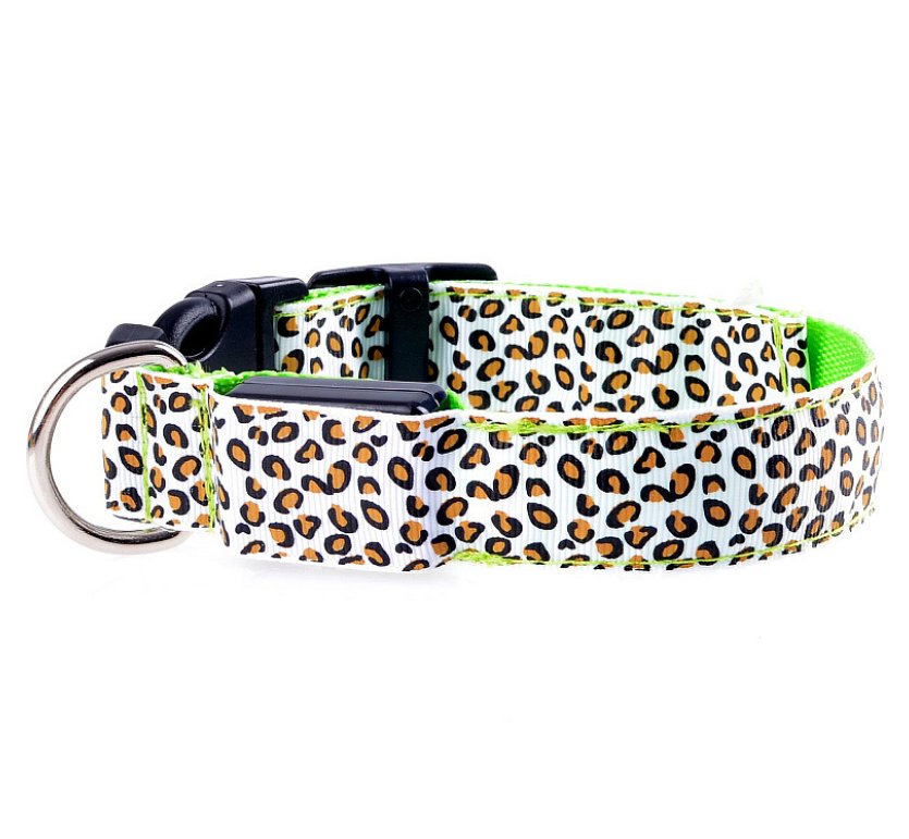 Leaopard LED Dog Collar