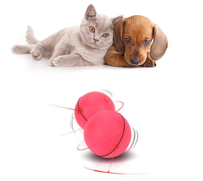 LED Laser Rolling Pet Cat Toy Ball