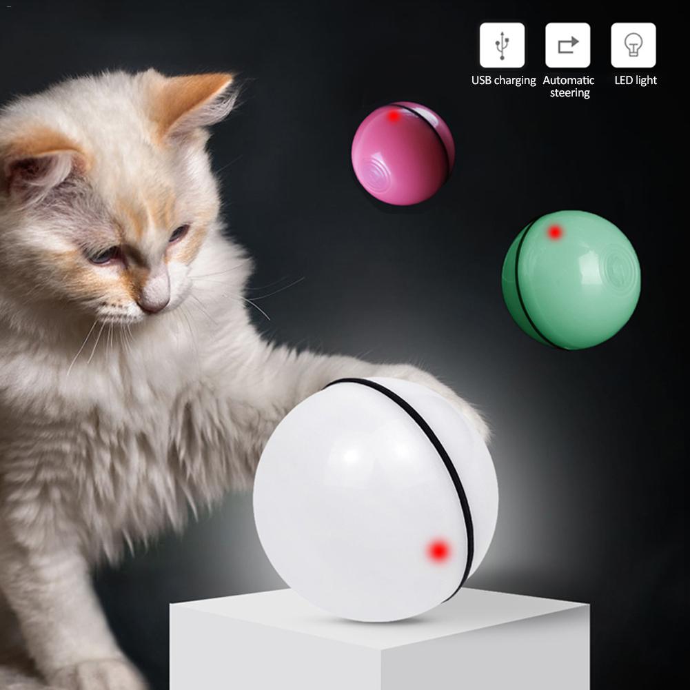 LED Laser Rolling Pet Cat Toy Ball