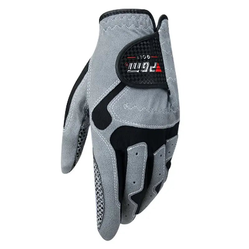 Pack 1 Pcs Men's Golf Glove Micro Fiber Soft Left /Right Golf Glove Anti-Skidding Non Slip Particles Breathable Golf Gloves