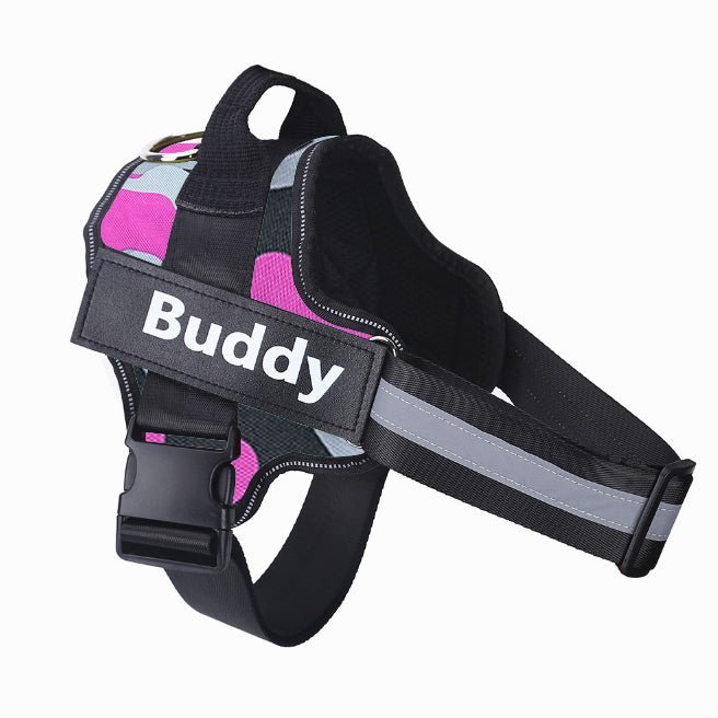 Personalized Reflective No Pull Dog Harness