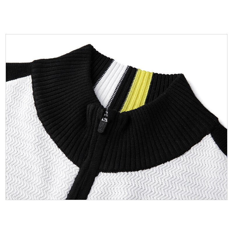 PGM Golf Men's Sweater Autumn Vest with Stand Collar *