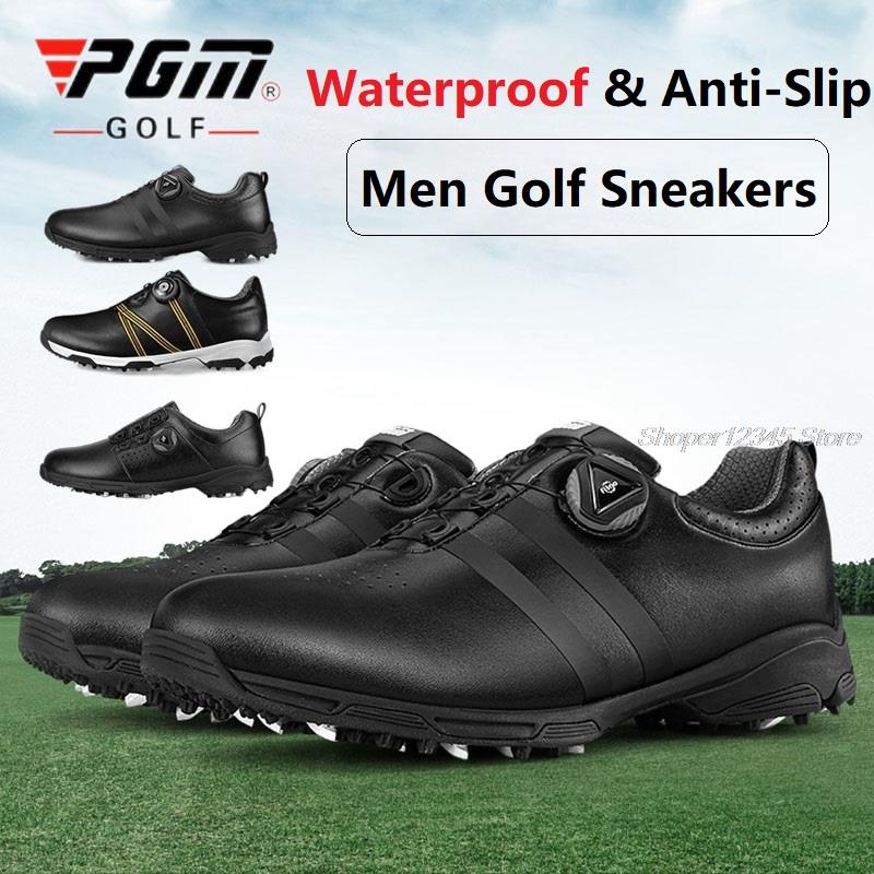 Pgm Golf Shoes Men Rotating Shoelaces (3 Styles)*