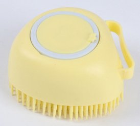 Shampoo Dispensing Silicone Dog Bath Brush