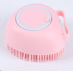 Shampoo Dispensing Silicone Dog Bath Brush